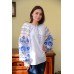 Embroidered blouse "Zgarda Blue"